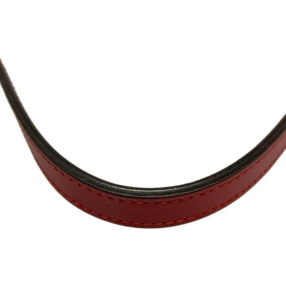 Auth GUCCI GG Marmont 448065 Red Leather Shoulder Bag - Picture 8 of 16